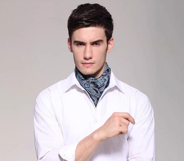 Pure Silk Square Scarf, Soft Silk Scarf Mens, Mens Dress Silk Scarf, Skinny Silk Scarf Men, Silk Neckerchief For Men, Summer Silk Scarf Men, Formal Silk Scarf Mens, Small Square Silk Scarf-Grace Painting Crafts