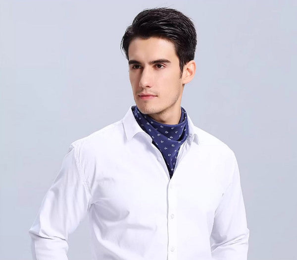 Summer Silk Scarf Men, Formal Silk Scarf Mens, Small Square Silk Scarf, Mens Dress Silk Scarf, Skinny Silk Scarf Men, Pure Silk Square Scarf, Soft Silk Scarf Mens, Silk Neckerchief For Men-Grace Painting Crafts