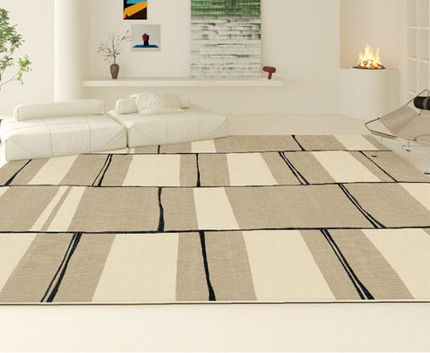Modern Area Rug for Living Room, Contemporary Soft Rugs under Sofa, Bedroom Modern Floor Rugs, Large Area Rugs for Office-Grace Painting Crafts