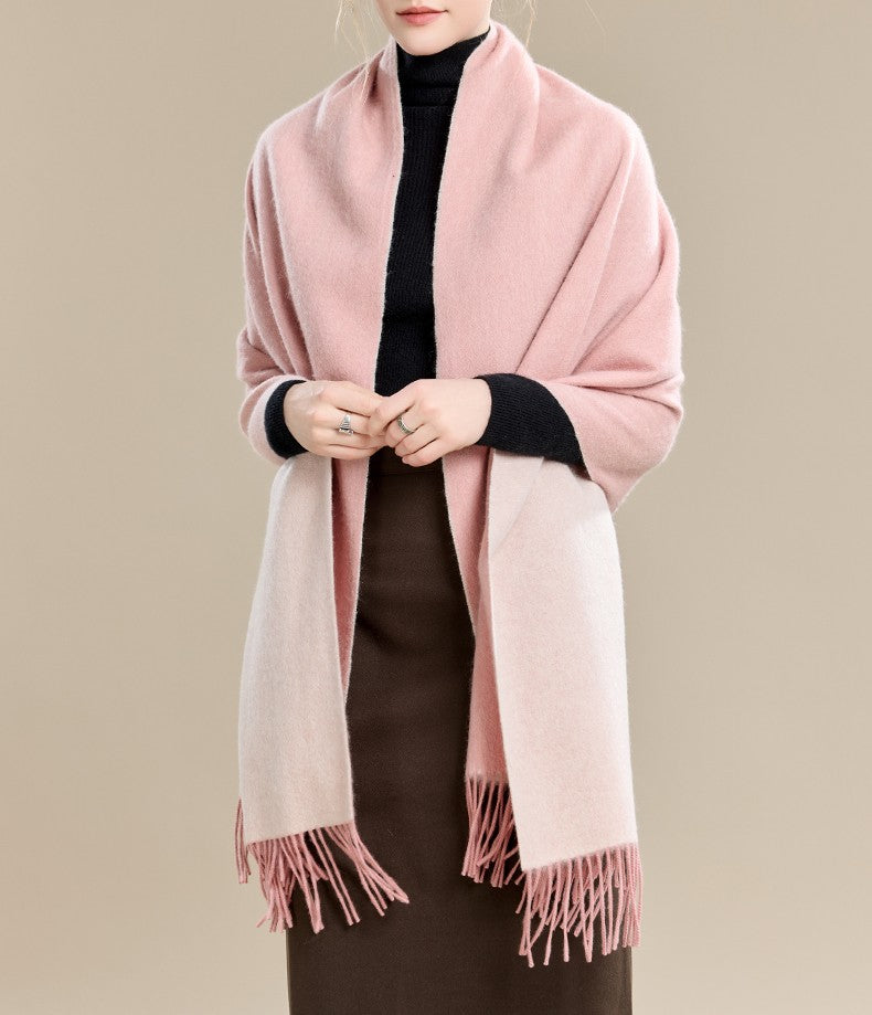 Fashion Scarf, Christmas Gift, Gifts for Her, Long Wool Scarf, Soft Wool Scarf for Women, Evening Wrap, Winter Shawl, Elegant Shawl, Warm Cape-Grace Painting Crafts