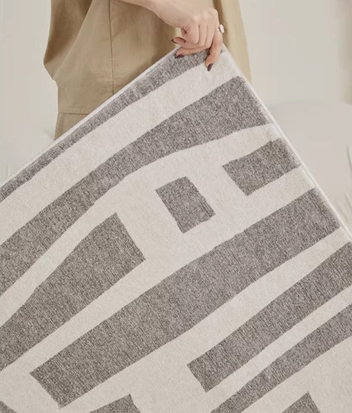 Large Modern Rugs for Living Room, Gray Geometric Area Rugs for Bedroom, Contemporary Area Rugs for Dining Room-Grace Painting Crafts