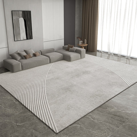 Modern Rug Placement Ideas for Living Room, Geometric Modern Rugs for Sale, Abstract Rugs for Dining Room, Contemporary Modern Rugs for Bedroom-Grace Painting Crafts
