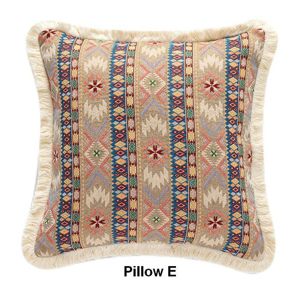 Large Bohemian Decorative Sofa Pillows for Living Room, Modern Geometric Pillows, Decorative Throw Pillows for Bedroom, Oriental Throw Pillow for Couch-Grace Painting Crafts