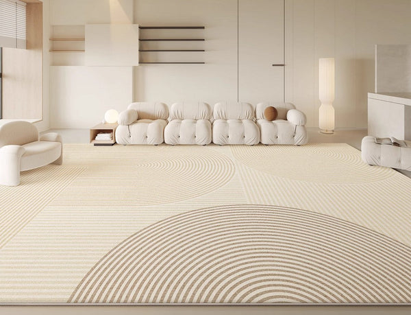 Oversized Modern Rug for Living Room, Bedroom Floor Rugs, Geometric Contemporary Rugs for Dining Room, Extra Large Modern Rugs for Living Room-Grace Painting Crafts