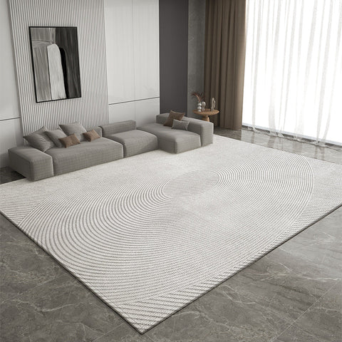 Contemporary Modern Rugs for Living Room, Geometric Modern Rugs for Sale, Modern Rug Placement Ideas for Bedroom, Gray Rugs for Dining Room-Grace Painting Crafts