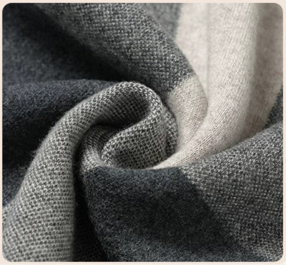 Soft Wool Winter Scarves for Men, Men's Wool Scarf Winter, Formal Men Scarf Styles, Casual Scarf for Men, Men's Winter Scarf, Business Wool Scarf for Gentleman-Grace Painting Crafts