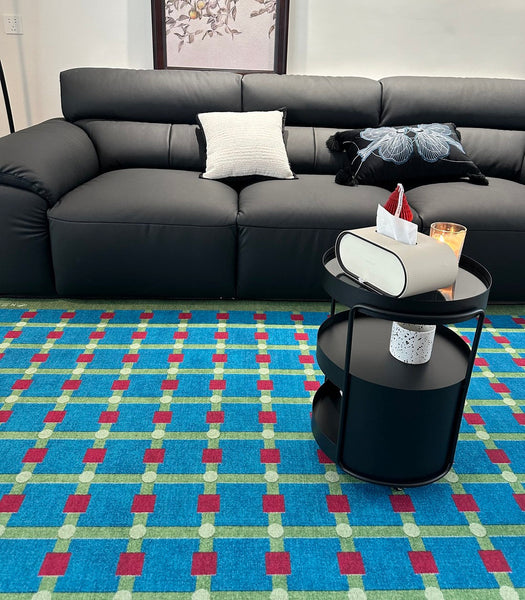 Contemporary Modern Rugs for Living Room, Mid Century Modern Rugs, Colorful Absract Rugs for Bedroom, Minimalist Geometric Rugs for Living Room-Grace Painting Crafts