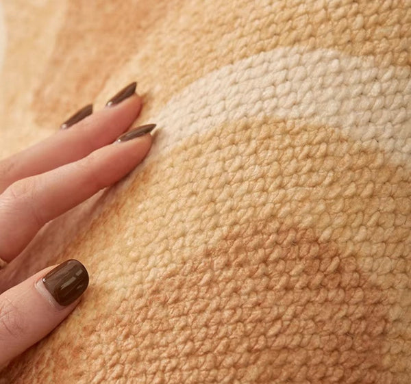 Large Modern Rugs for Living Room, Bedroom Modern Rugs, Dining Room Geometric Modern Rugs, Cream Color Contemporary Modern Rugs-Grace Painting Crafts