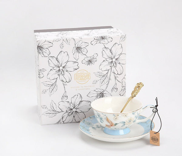 Ceramic Tea Cup Set, Luxury Tea Cup with Saucer, Elegant Coffee Cup, Porcelain Coffee Cup, Porcelain Tea cups, British Tea Cup Set, Afternoon Tea Cup with Saucer Set-Grace Painting Crafts