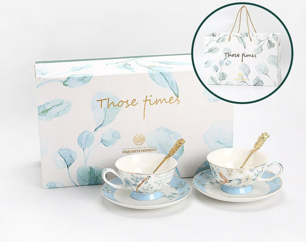 Luxury Tea Cup with Saucer, Elegant Coffee Cup, Ceramic Tea Cup Set, Porcelain Coffee Cup, Porcelain Tea cups, British Tea Cup Set, Afternoon Tea Cup with Saucer Set-Grace Painting Crafts
