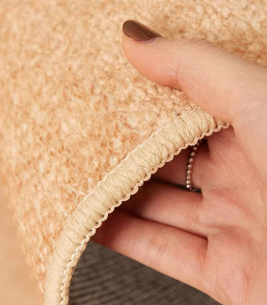 Dining Room Geometric Modern Rugs, Large Modern Rugs for Living Room, Bedroom Modern Rugs, Cream Color Contemporary Modern Rugs-Grace Painting Crafts