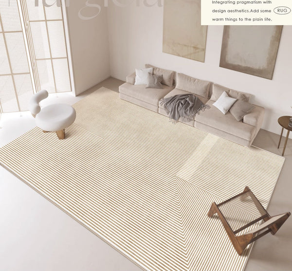 Modern Rugs for Living Room, Abstract Contemporary Modern Rugs, Geometric Contemporary Rugs Next to Bed, Modern Rugs for Dining Room-Grace Painting Crafts