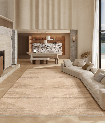 Modern Rugs under Dining Room Table, Geometric Modern Carpets for Office, Abstract Modern Rugs for Living Room, Contemporary Modern Rugs Next to Bed-Grace Painting Crafts