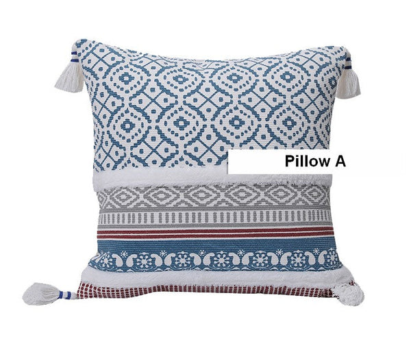 Modern Decorative Pillow for Interior Design, Contemporary Decorative Pillow Covers, Geometric Modern Sofa Pillows for Bedroom, Square Pillows for Couch-Grace Painting Crafts