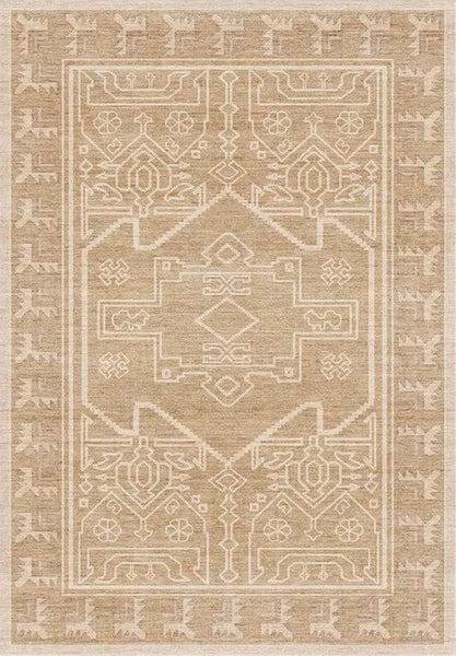 Large Modern Rugs under Dining Room Table, Contemporary Abstract Rugs Next to Bed, Geometric Modern Carpets for Office, Vintage Soft Turkish Rug for Living Room-Grace Painting Crafts