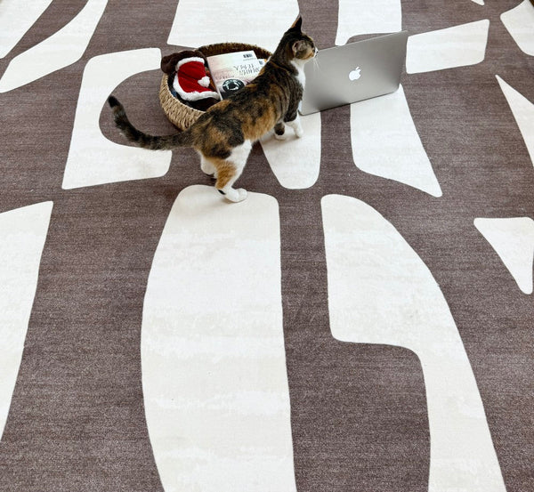 Abstract Contemporary Rugs for Bedroom, Modern Rugs under Sofa, Dining Room Floor Rugs, Modern Rug Ideas for Living Room-Grace Painting Crafts