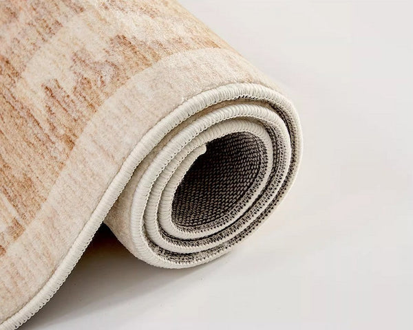 Large Modern Rugs under Dining Room Table, Contemporary Abstract Rugs Next to Bed, Geometric Modern Carpets for Office, Vintage Soft Turkish Rug for Living Room-Grace Painting Crafts