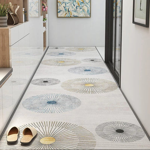 Stain-resistant Non Slip Entryway Runner Rug Ideas, Modern Extra Long Hallway Runners, Long Hallway Runners, Long Narrow Runner Rugs, Entrance Hallway Runners-Grace Painting Crafts