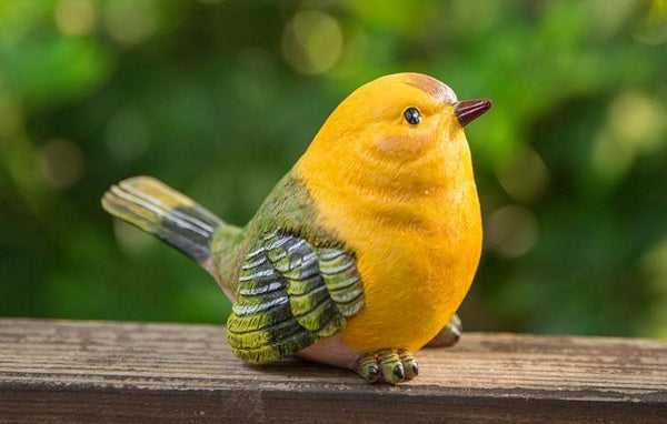 Singing Birds in the Garden, Animal Resin Statue for Garden Ornament, Lovely Birds Statues, Outdoor Decoration Ideas, Garden Ideas-Grace Painting Crafts