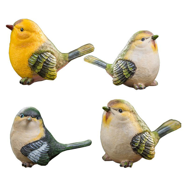 Singing Birds in the Garden, Animal Resin Statue for Garden Ornament, Lovely Birds Statues, Outdoor Decoration Ideas, Garden Ideas-Grace Painting Crafts