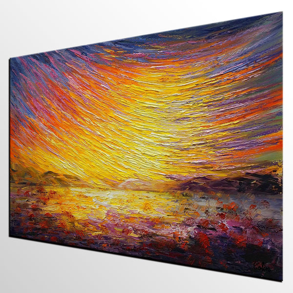 Abstract Landscape Painting, Custom Original Paintings, Modern Canvas Painting, Simple Modern Art-Grace Painting Crafts