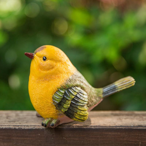 Singing Birds in the Garden, Animal Resin Statue for Garden Ornament, Lovely Birds Statues, Outdoor Decoration Ideas, Garden Ideas-Grace Painting Crafts