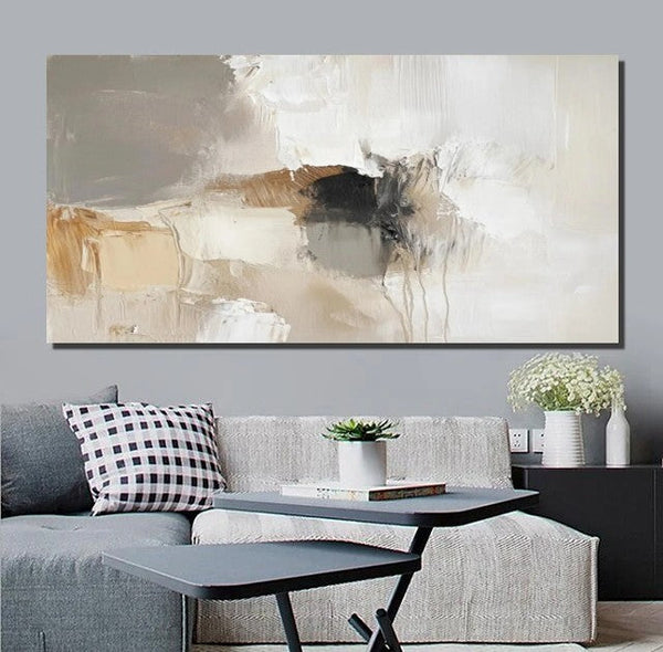 Hand Painted Wall Art Painting, Large Modern Acrylic Painting, Contemporary Canvas Artwork, Abstract Wall Art Paintings, Modern Art for Dining Room-Grace Painting Crafts
