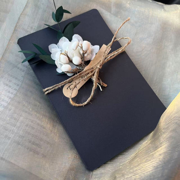 Birthday Greeting Card, Unique Anniversary Greeting Card, Creative Beautiful Valentine's Day Greeting Card, Wedding Greeting Card, Original Handmade Dried Flower Greeting Cards-Grace Painting Crafts