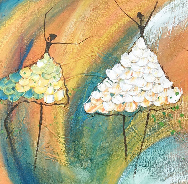 Canvas Paintings for Bedroom, Ballet Dancer Painting, Simple Wall Art Painting, Abstract Canvas Painting, Abstract Wall Art Paintings, Large Painting for Sale-Grace Painting Crafts