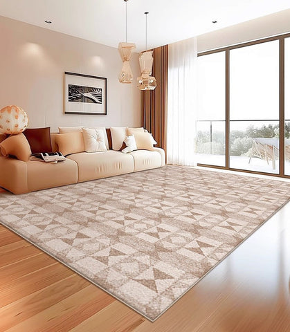 Large Modern Rugs for Living Room, Contemporary Abstract Rugs under Dining Room Table, Mid Century Modern Rugs for Bedroom-Grace Painting Crafts