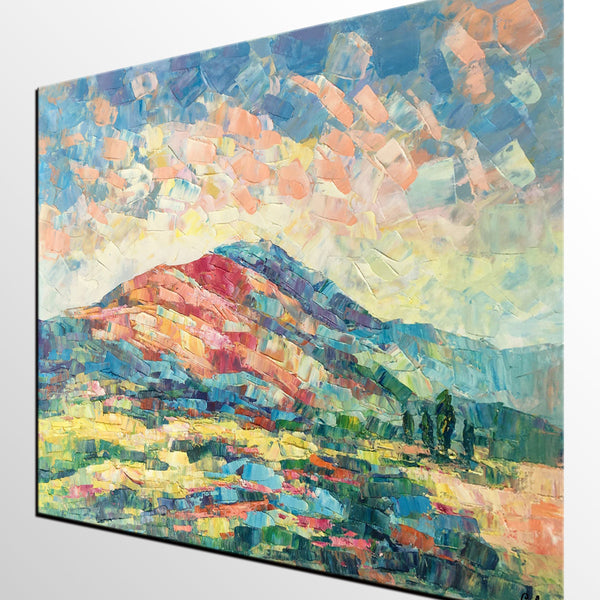 Large Art, Canvas Wall Art, Original Artwork, Palette Knife Painting, Heavy Texture Oil Painting-Grace Painting Crafts