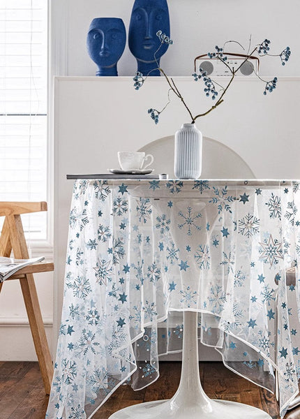 Lace Embroidered Table Covers, Rectangular Table Covers for Coffee Table, Oversized Modern Lace Tablecloths, Extra Large Rectangular Tablecloth for Oval Table-Grace Painting Crafts