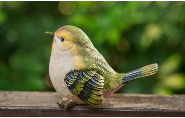 Singing Birds in the Garden, Animal Resin Statue for Garden Ornament, Lovely Birds Statues, Outdoor Decoration Ideas, Garden Ideas-Grace Painting Crafts