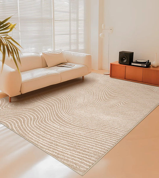 Bedroom Floor Rugs, Extra Large Modern Rugs for Living Room, Oversized Modern Rug for Living Room, Geometric Contemporary Rugs for Dining Room-Grace Painting Crafts