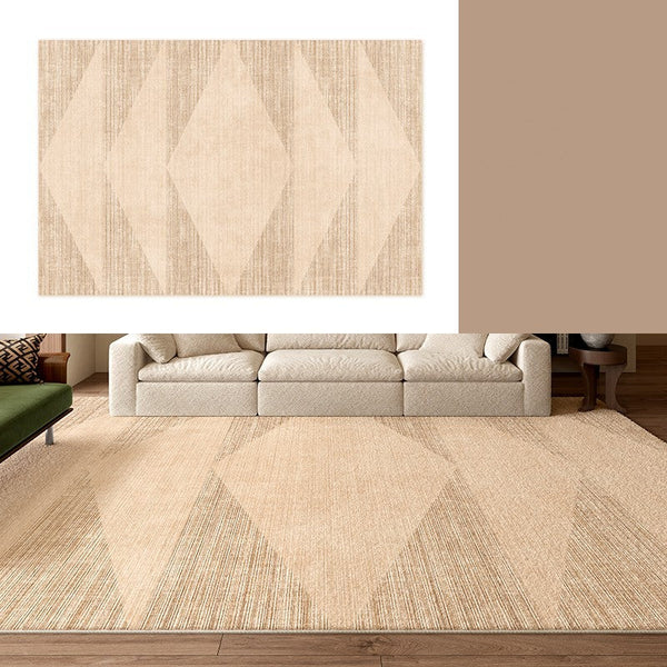 Modern Rugs under Dining Room Table, Geometric Modern Carpets for Office, Abstract Modern Rugs for Living Room, Contemporary Modern Rugs Next to Bed-Grace Painting Crafts