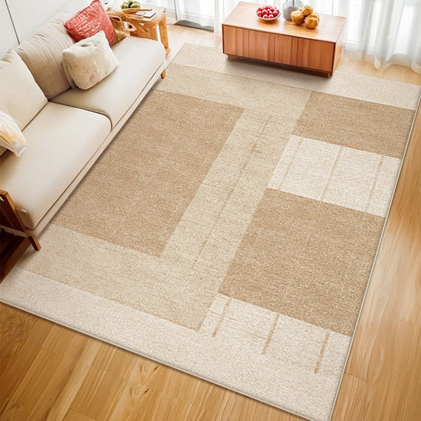 Large Modern Rugs for Living Room, Mid Century Modern Rugs for Bedroom, Contemporary Abstract Rugs under Dining Room Table-Grace Painting Crafts