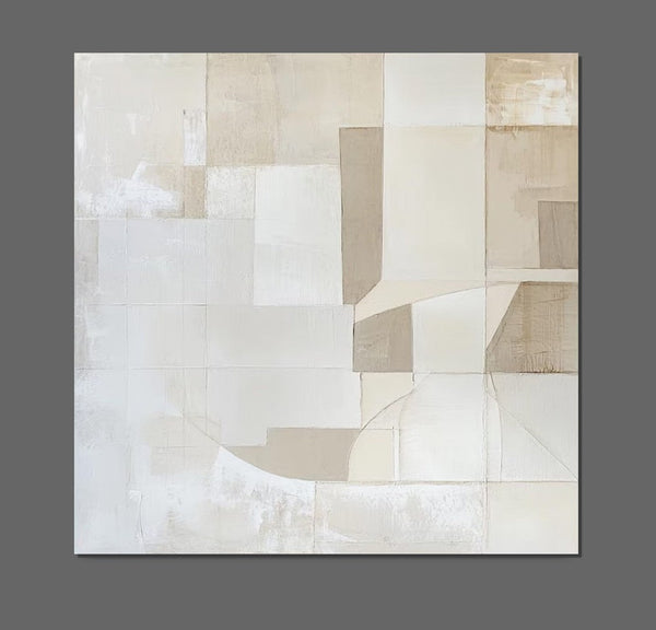 Contemporary Modern Artwork, Large Modern Canvas Painting, Wall Art for Bedroom, Hand Painted Wall Art Painting-Grace Painting Crafts