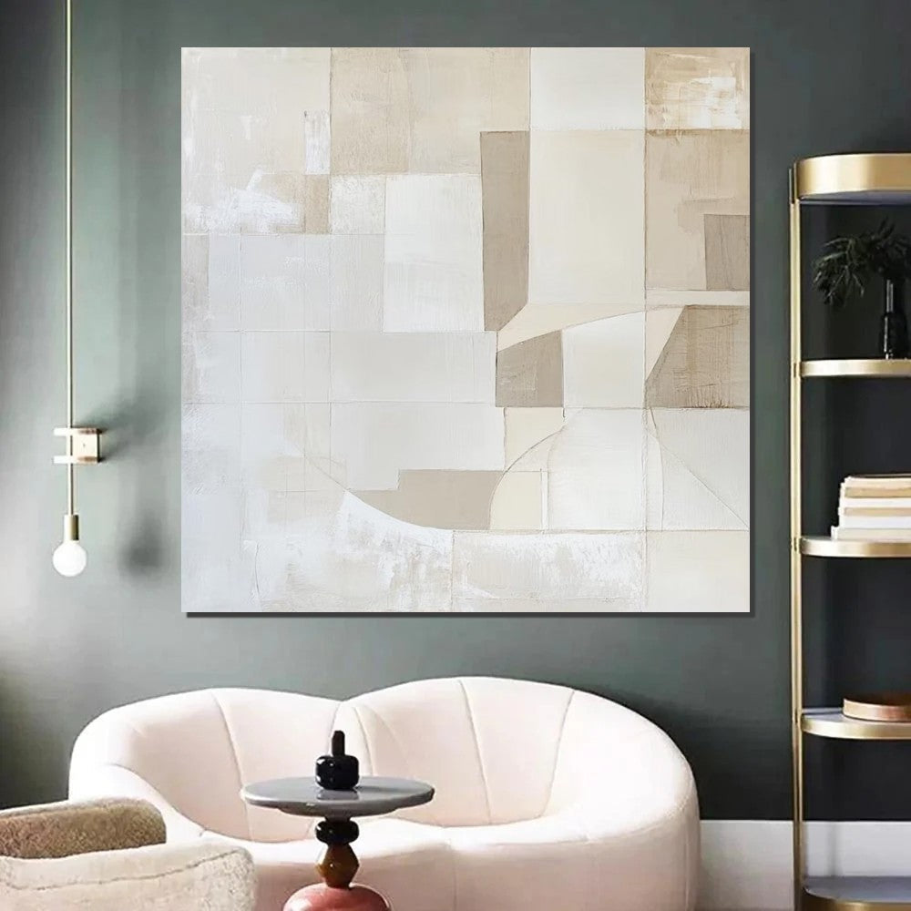 Contemporary Modern Artwork, Large Modern Canvas Painting, Wall Art for Bedroom, Hand Painted Wall Art Painting-Grace Painting Crafts