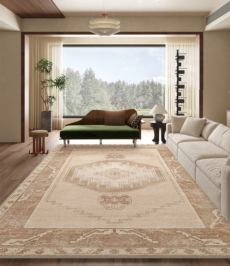Geometric Modern Carpets for Office, Abstract Modern Rugs for Living Room, Contemporary Modern Rugs Next to Bed, Modern Rugs under Dining Room Table-Grace Painting Crafts