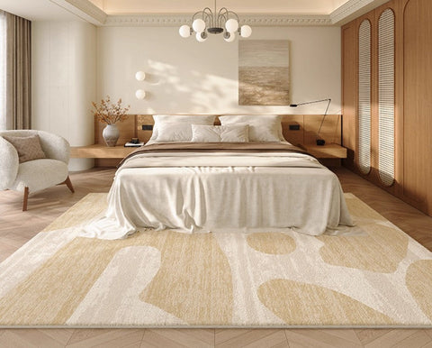 Modern Rugs under Sofa, Dining Room Floor Rugs, Abstract Contemporary Rugs for Bedroom, Modern Rug Ideas for Living Room-Grace Painting Crafts