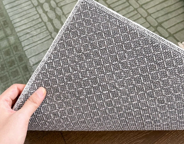 Modern Rug Ideas for Living Room, Green Modern Rugs under Sofa, Abstract Contemporary Rugs for Bedroom, Dining Room Floor Rugs-Grace Painting Crafts