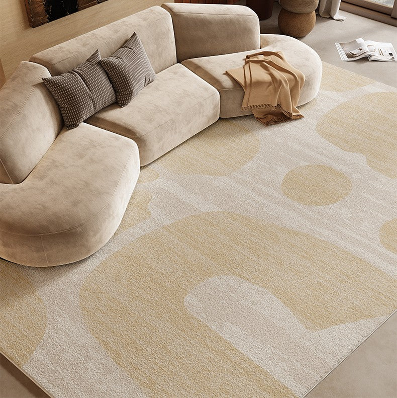 Modern Rugs under Sofa, Dining Room Floor Rugs, Abstract Contemporary Rugs for Bedroom, Modern Rug Ideas for Living Room-Grace Painting Crafts