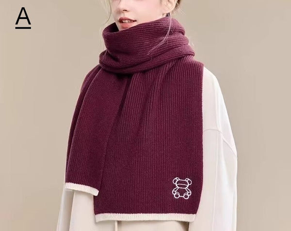 Cold Weather Scarf, Fashion Scarf, Christmas Gifts for Her, Holiday Scarf, Elegant Wool Scarves, Warm Winter Scarf, Winter Wool Scarf, Soft Cashmere Scarf for Women-Grace Painting Crafts