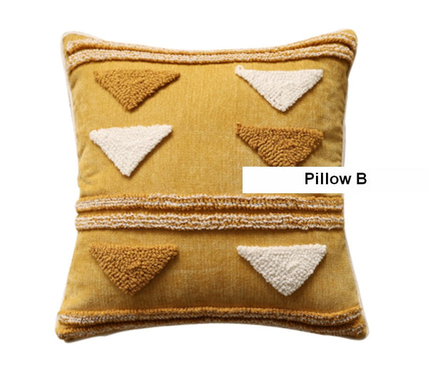Decorative Modern Pillows for Couch, Decorative Pillows for Living Room, Modern Square Sofa Pillows Covers, Modern Sofa Cushion-Grace Painting Crafts