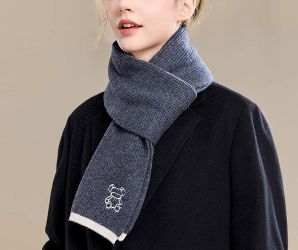 Warm Winter Scarf, Cold Weather Scarf, Fashion Scarf, Christmas Gifts for Her, Holiday Scarf, Winter Wool Scarf, Soft Cashmere Scarf for Women, Elegant Wool Scarves-Grace Painting Crafts