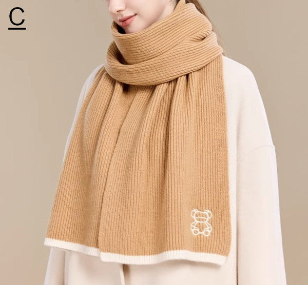 Warm Winter Scarf, Cold Weather Scarf, Fashion Scarf, Christmas Gifts for Her, Holiday Scarf, Winter Wool Scarf, Soft Cashmere Scarf for Women, Elegant Wool Scarves-Grace Painting Crafts