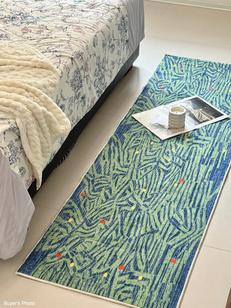 Contemporary Modern Rugs Next to Bed, Abstract Area Rugs for Living Room, Modern Carpets for Office, Geometric Modern Rugs under Dining Room Table-Grace Painting Crafts