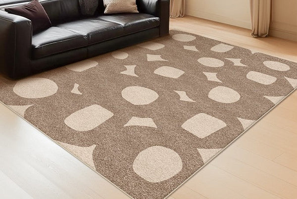 Living Room Modern Area Rug, Large Area Rugs for Office, Contemporary Area Rugs under Sofa, Bedroom Modern Floor Rugs-Grace Painting Crafts