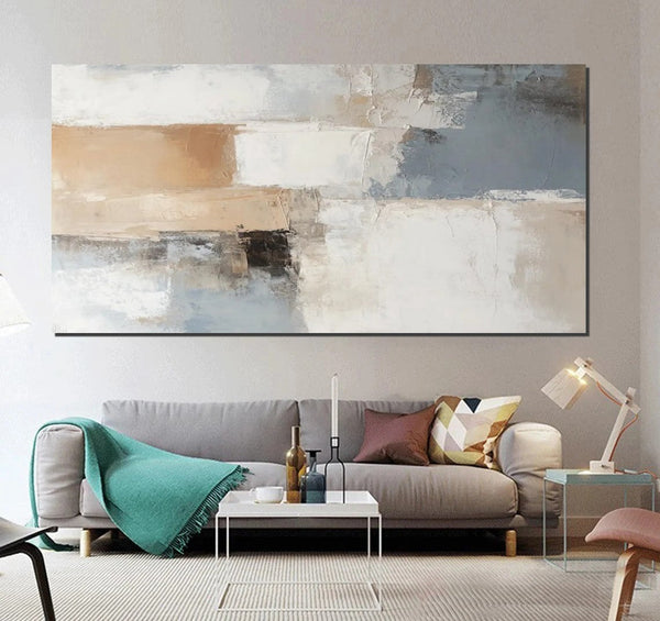 Acrylic Paintings for Living Room, Simple Painting Ideas for Living Room, Acrylic Painting on Canvas, Modern Paintings for Bedroom, Large Wall Art Ideas for Dining Room-Grace Painting Crafts