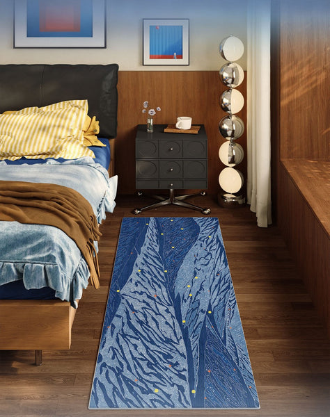 Geometric Modern Rugs under Dining Room Table, Contemporary Modern Rugs Next to Bed, Abstract Area Rugs for Living Room, Modern Carpets for Office-Grace Painting Crafts